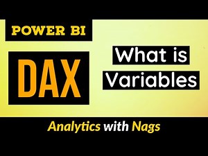What is Variables in Power BI DAX Tutorial (25/50)