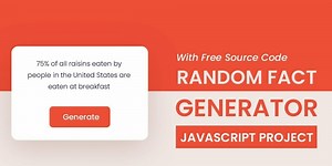 Random Fact Generator App | JavaScript Project With Source Code