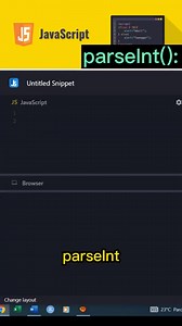 Parseint para convertir datos de tipo string a tipo number #programacionweb #html #programadoresweb #desarrolloweb #javascript | Progamacion web