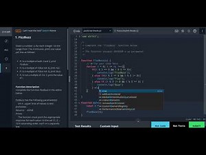 HackerRank Question - FizzBuzz
