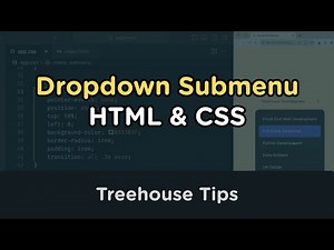 Build a Dropdown Submenu with HTML and CSS