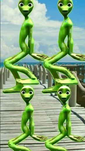 Try Not to Laugh at This Alien’s Crazy Moves! 😂👾 #AlienDance #recommended #alien #moments