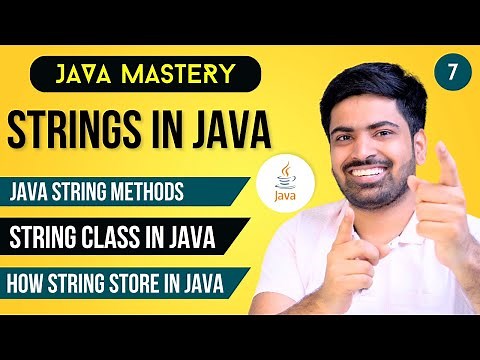 String in Java in one Video| String Methods in Java in Hindi | Java Mastery #7