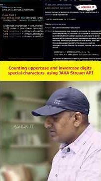 How do you count uppercase lowercase digits and special characters using Java Stream API?| Ashok IT