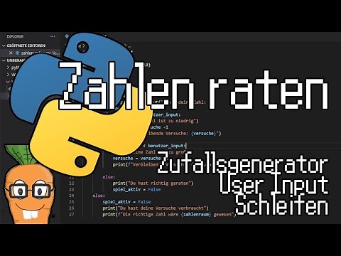"Zahlen raten" - Zufallsgenerator mit Python