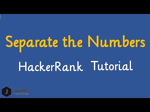 Separate the Numbers HackerRank Solution