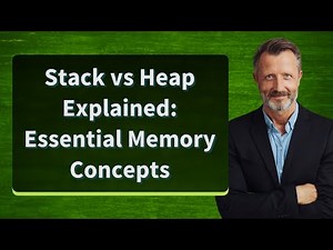 Stack vs Heap Explained: Essential Memory Concepts