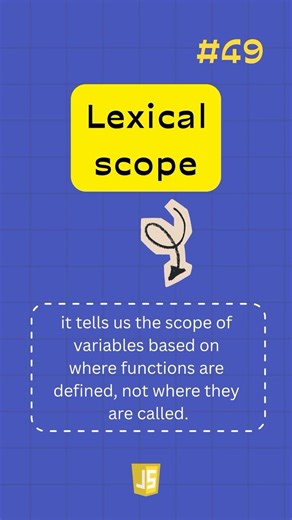 Lexical Scope Explained in 30 Seconds 🤯 How JavaScript Finds Variables | Day 49 #shortsfeed #shorts