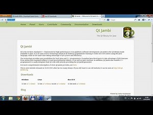 Qt - Using Qt in Java (QtJambi)