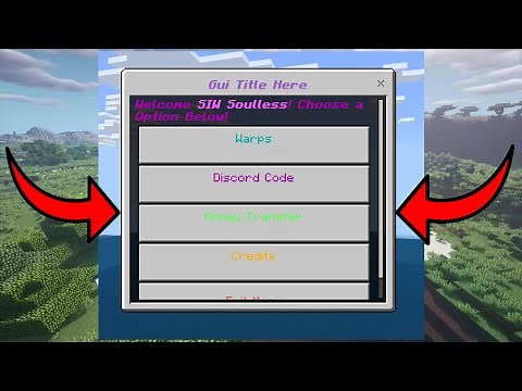 How To Make A Gui Using Scripts In Minecraft Bedrock (SUPER EASY)