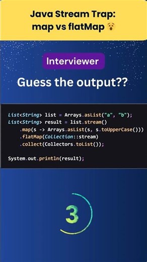 Map Vs FlatMap Java Trap
