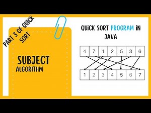 Quick Sort in Java: Step-by-Step Guide and Complete Code Tutorial | Quick Sort | AlgoXploration
