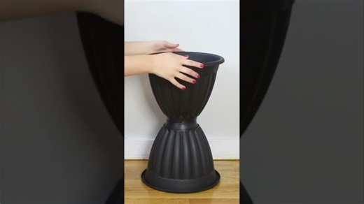 DIY cute side table using just 5 items! #shorts