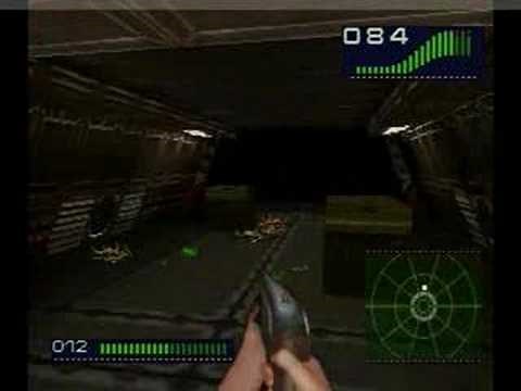Alien Trilogy . SEGA Saturn . Gameplay