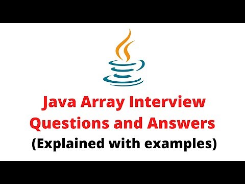 Java Array Interview Questions and Answers for Freshers