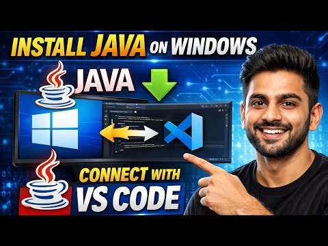 How to setup java in vs code [complete process] | How to install Java JDK 25 on windows 11 | VS Code