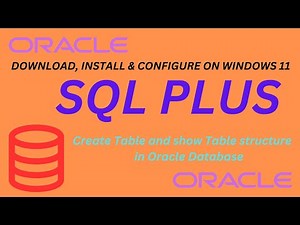 How to Create Table using SQL Plus and How to describe table in SQL Server ? #ranks #oracle