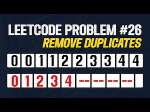 Remove Duplicates From Sorted Array - Leetcode 26