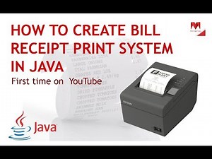 Bill Receipt Print In Java