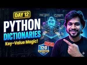 Day 12: Python Dictionaries Explained the EASY Way! | 120-Day Data Science Series