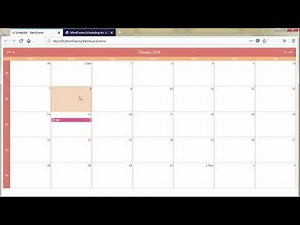 Handling Events for User Actions in the JavaScript Calendar
