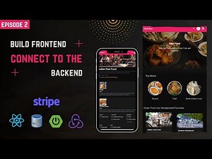 Build a Food Ordering Website in 2024 with React, Tailwind | Connect Frontend With Spring boot
