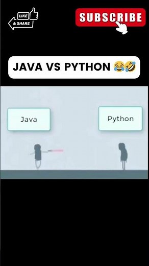JAVA VS PYTHON 😂🤣 #coding #python #webdesign