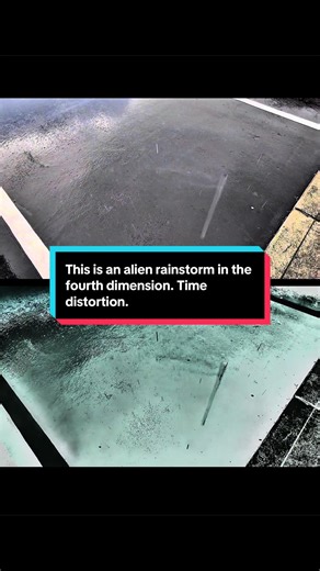 We are looking at a rain simulation in the fourth dimension. Watch everything on the screen these are not raindrops. Above me is a very large alien mothership and everything below that is simulated. My wife and I document UFO and alien activity in St. Lucie county Florida. We have been doing this for over a year. All our work is public domain. You are free to share copy or do whatever you want with our videos. Thank you for watching. Please share. Every video we make is in 4K 60 frames per secon
