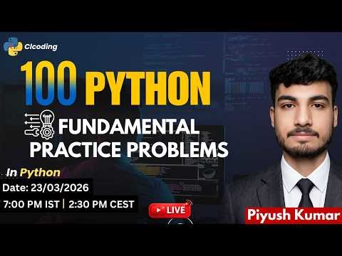 100 Python Fundamental Practice Problems