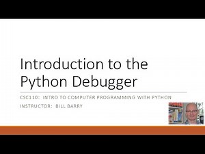 Python Supplemental - Using the Debugger