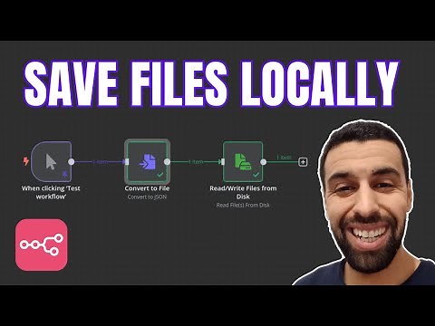 How to Load and Save Files to your Local System from N8N
