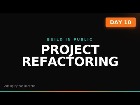 From Frontend to Full-Stack: Adding Python Backend