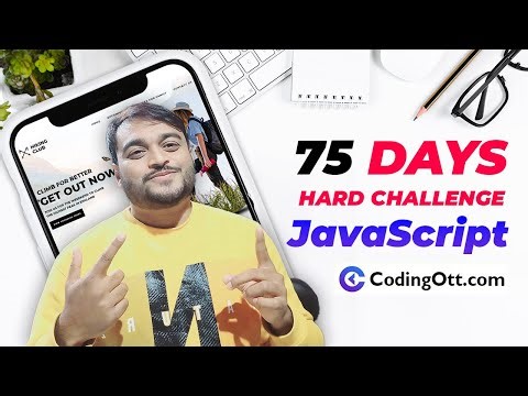 JavaScript - 75 Days Hard Challenge | JavaScript tutorial for beginners in hindi