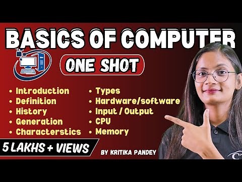 Computer Fundamental Full Course for Beginners in Just 1 Hour | Basics of Computer in One Shot