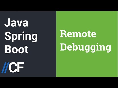 Java Spring Boot - Remote Debugging in IntelliJ - Configuration