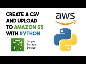 How to create a CSV file and upload to Amazon S3 with Python