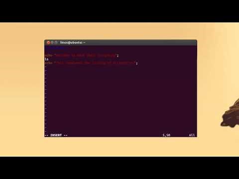How to Write a Shell Script using Bash Shell in Ubuntu
