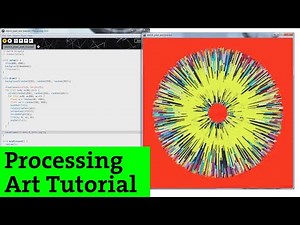 Ep.1 Processing tutorial | GENERATIVE CIRCLE with line and loop (Creative coding, Generative art)