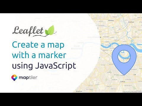 Leaflet Tutorial 1: Create a map with a marker using JavaScript