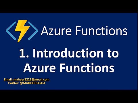 1. Introduction to Azure Functions