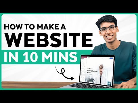 How to Make a Website in 10 mins - 2026 Simple & Easy