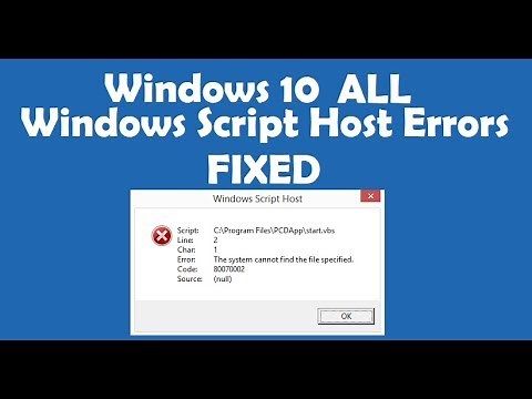 How to Fix Windows Script Host Errors on Windows 10 Startup