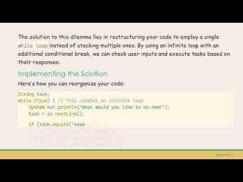 Master the Order of While Loops in Java