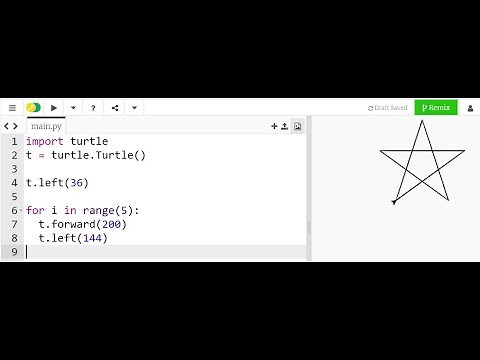 Python Day 1 Five Point Star