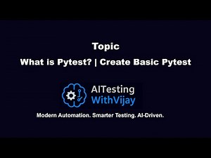 What is Pytest? | How to Create Pytest | Python Testing Tutorial #python #pythonautomation #e2e