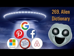 Alien Dictionary | Leetcode 269 | Asked by Facebook, Airbnb, Pinterest, Microsoft, Google