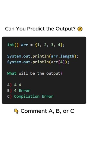Java Array Trick 😳 Most Beginners Get This Wrong! #shorts