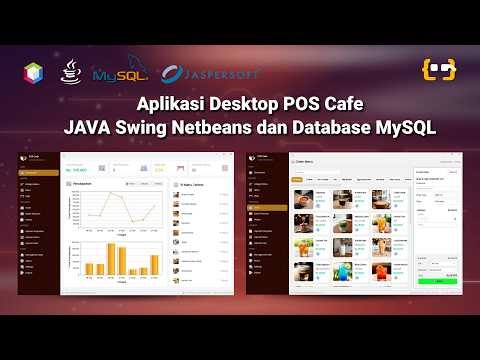Aplikasi Desktop POS Cafe - Point of Sale | Java Swing Netbeans dan MySQL