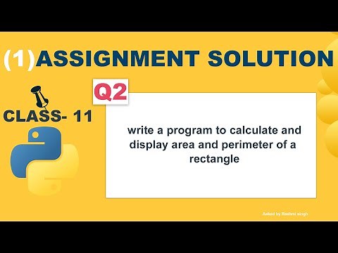 Python program to calculate area and perimeter of rectangle