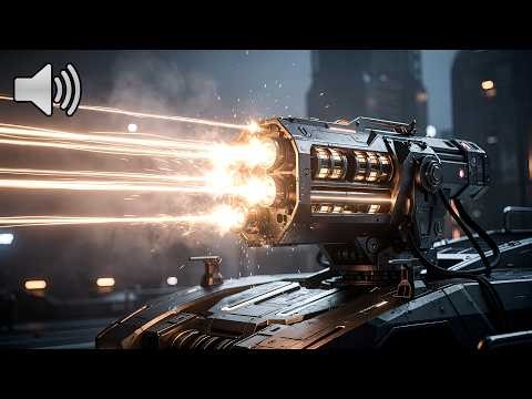 Epic Futuristic Machine Gun Sounds For Sci-Fi Projects | Part 2